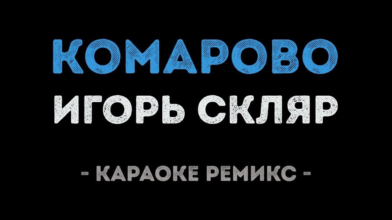 Игорь Скляр - Комарово (Караоке)