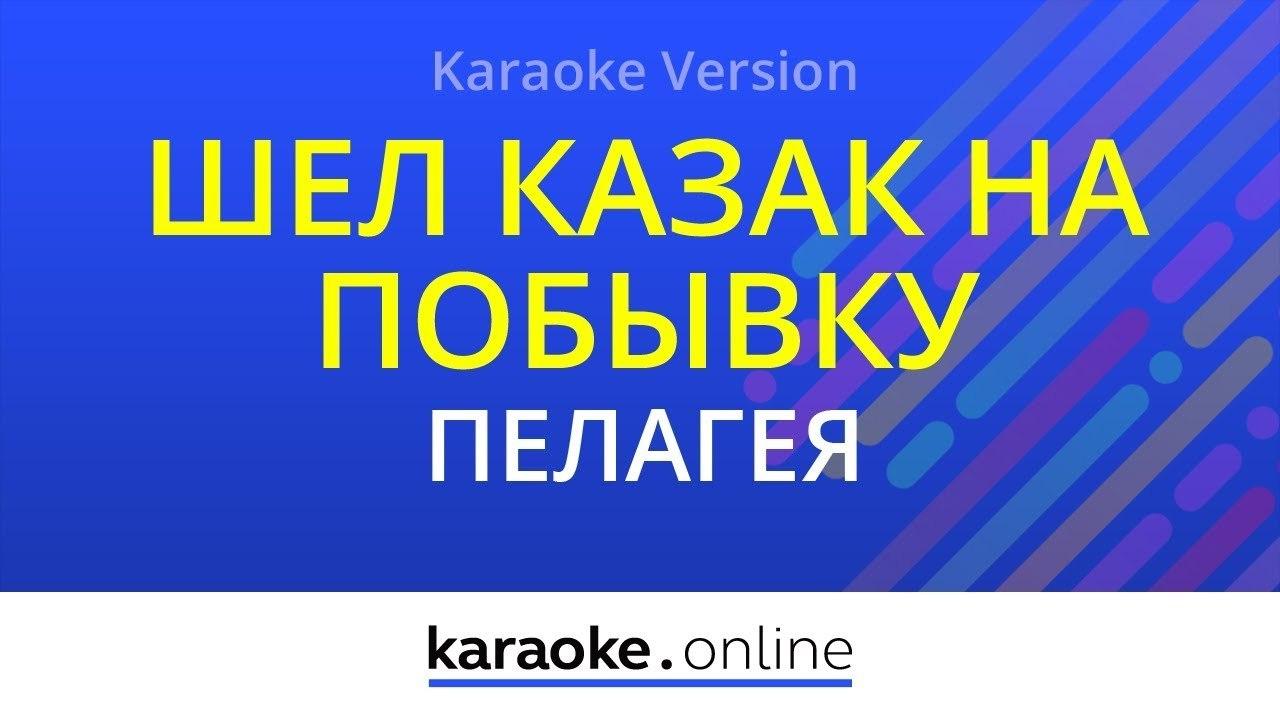 Пелагея - Шел казак на побывку домой (Караоке)
